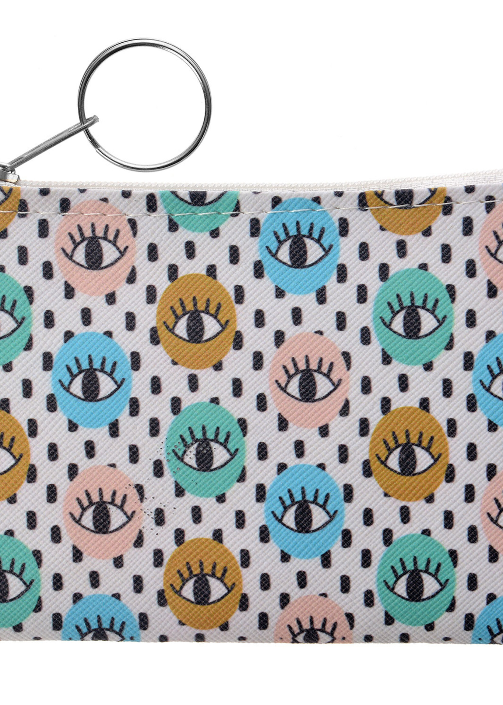 Clayre & Eef Portemonnee 11*9 cm meerkleurig MLPU0328