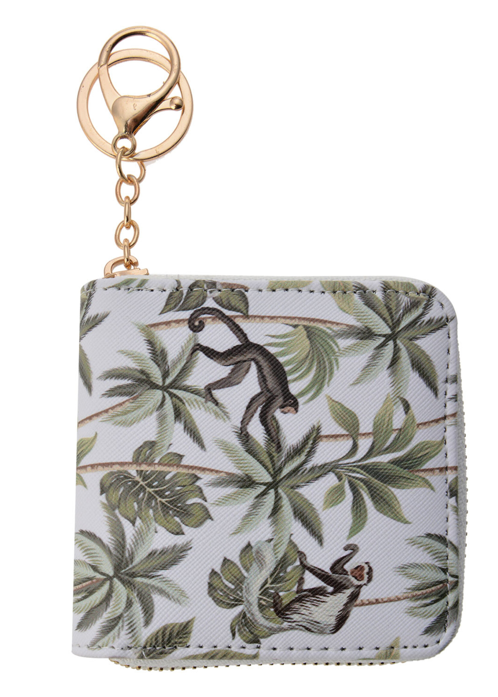 Clayre & Eef Portemonnee 10*10 cm meerkleurig MLSBS0042-28