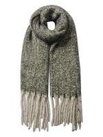 Clayre & Eef Écharpe 50*180 cm vert MLSC0338DGR