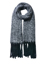 Clayre & Eef Écharpe 50*180 cm gris MLSC0338G