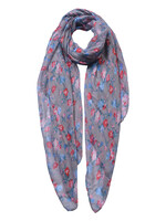Clayre & Eef Écharpe 80*180 cm gris MLSC0442