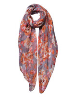 Clayre & Eef Écharpe 80*180 cm gris MLSC0447G