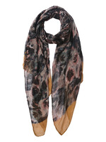 Clayre & Eef Écharpe 80*180 cm jaune MLSC0456Y