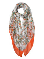 Clayre & Eef Sjaal 80*180 cm oranje MLSC0460O