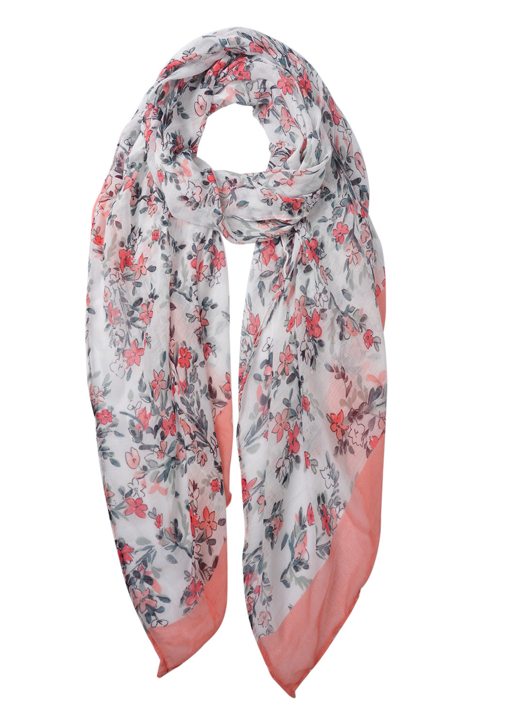 Clayre & Eef Écharpe 80*180 cm rose MLSC0460P