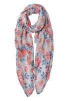 Clayre & Eef Sjaal 80*180 cm grijs MLSC0464G