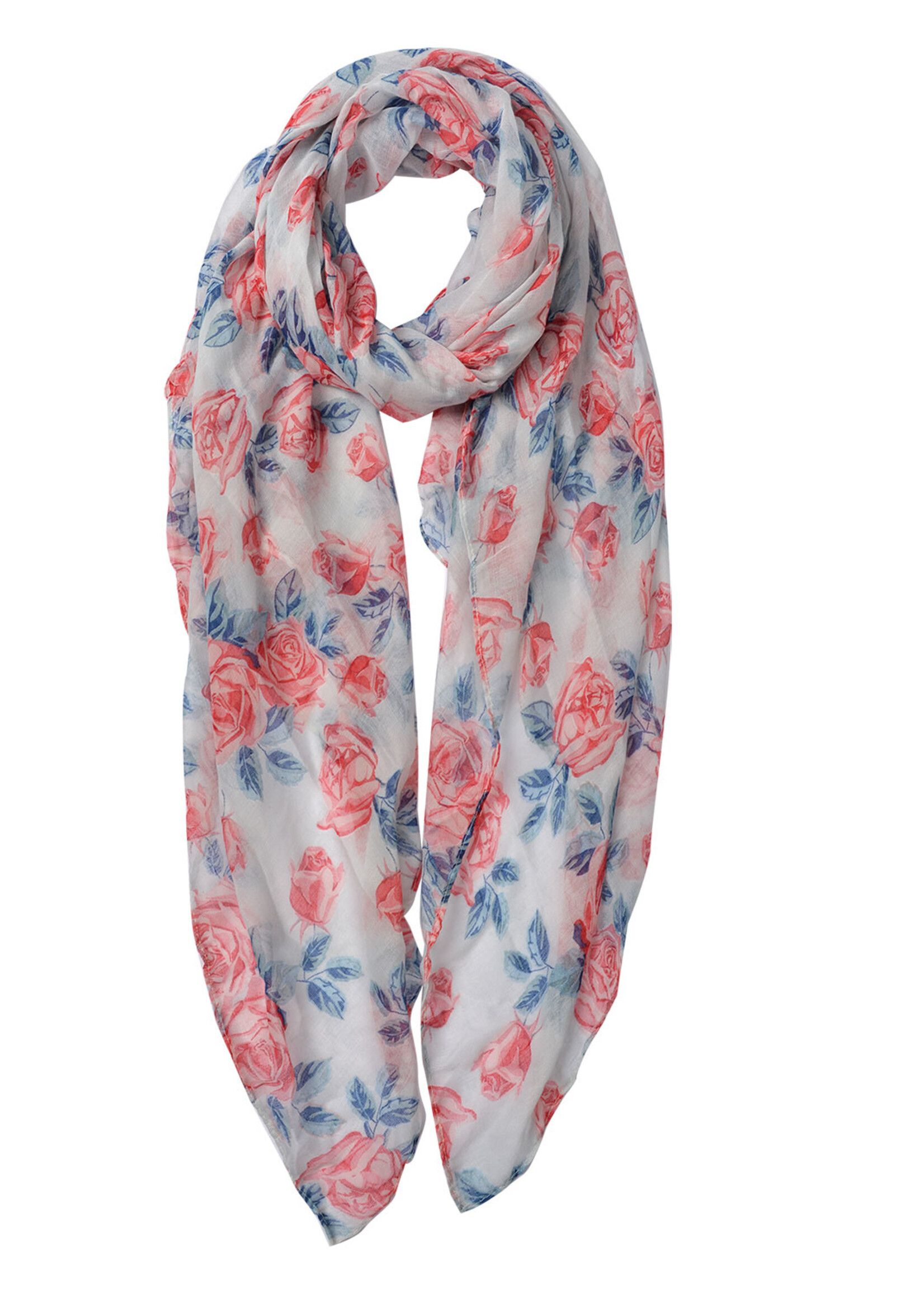 Clayre & Eef Écharpe 80*180 cm gris MLSC0464G