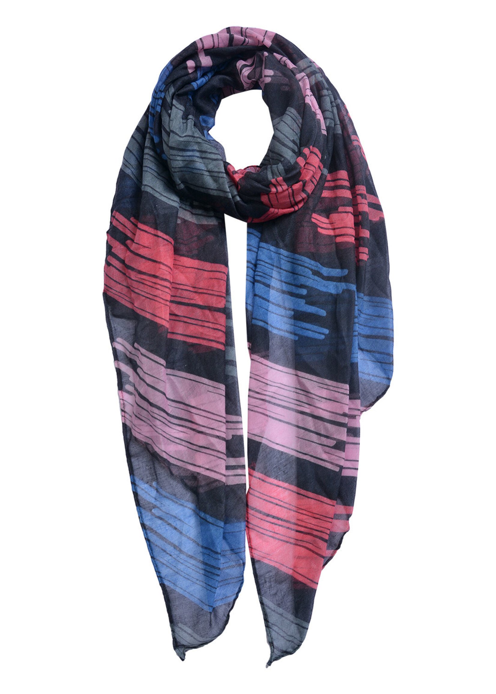 Clayre & Eef Sjaal 80*180 cm grijs MLSC0482G