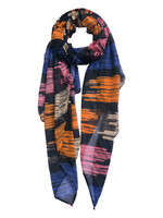 Clayre & Eef Sjaal 80*180 cm zwart MLSC0482Z