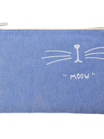 Clayre & Eef Toilettas blauw 19*14 cm MLTT0093