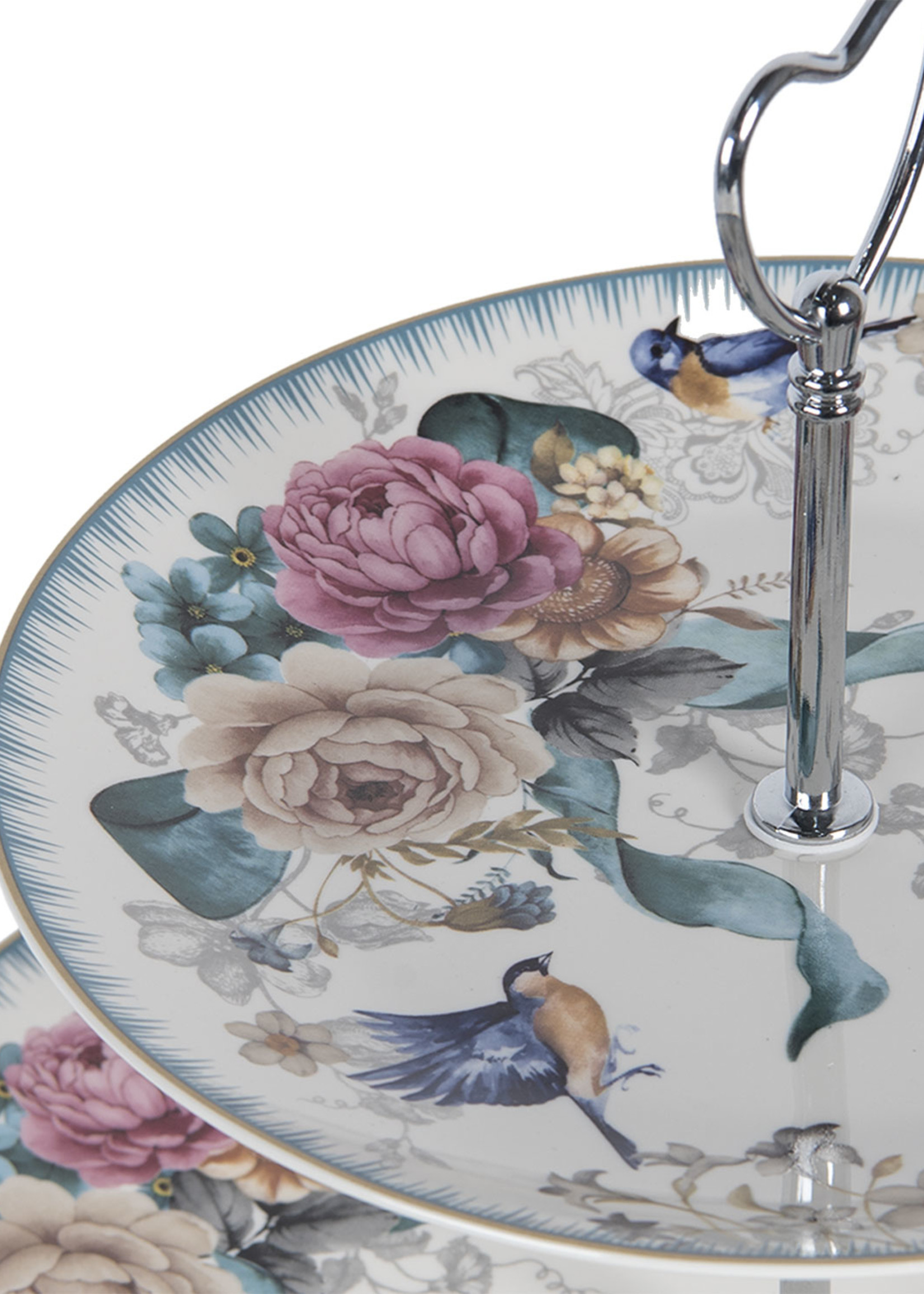 Clayre & Eef Etagère Ø 26*25 cm PIRET