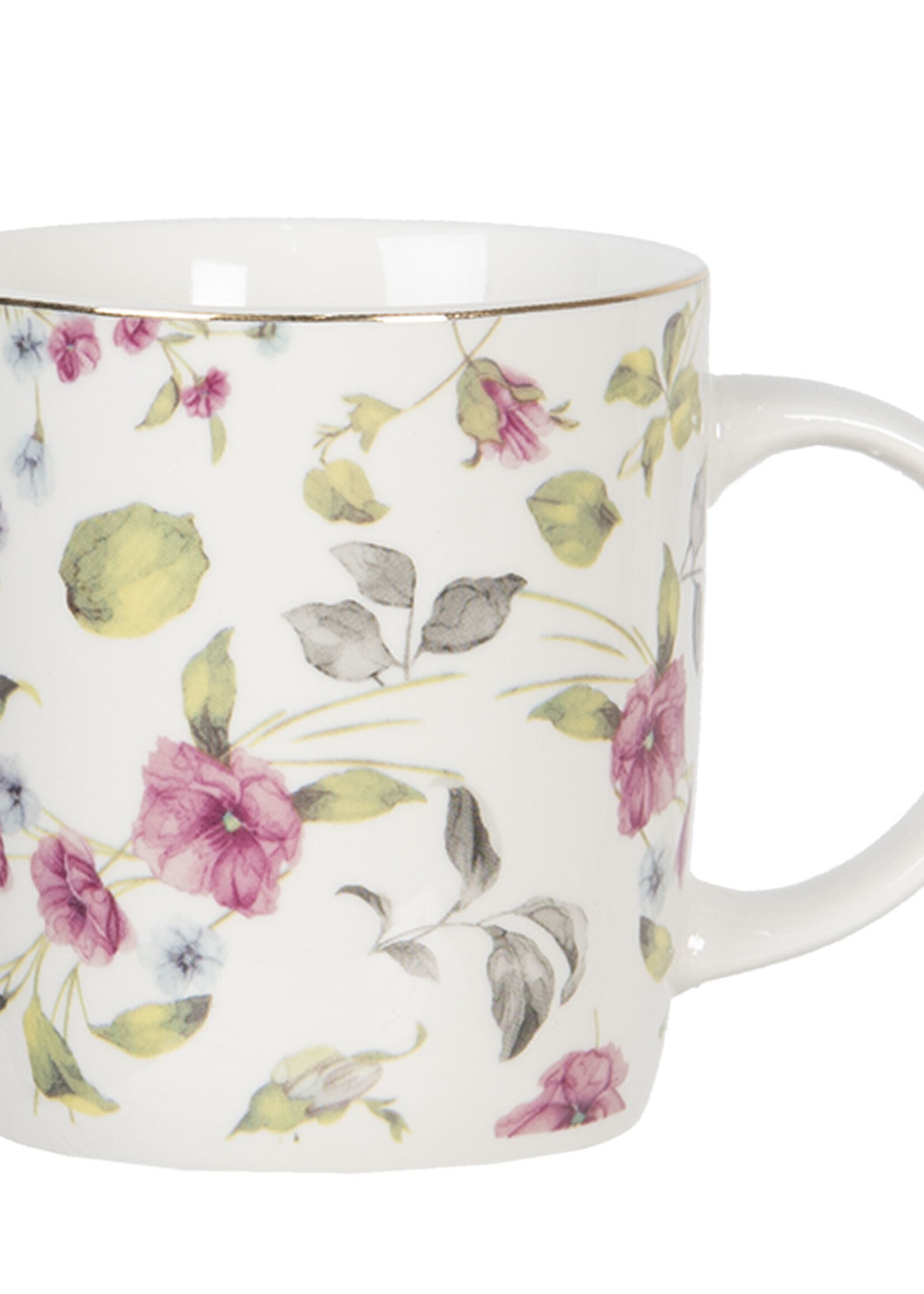 Clayre & Eef Mug 12*9*11 cm / 350 ml POPMU