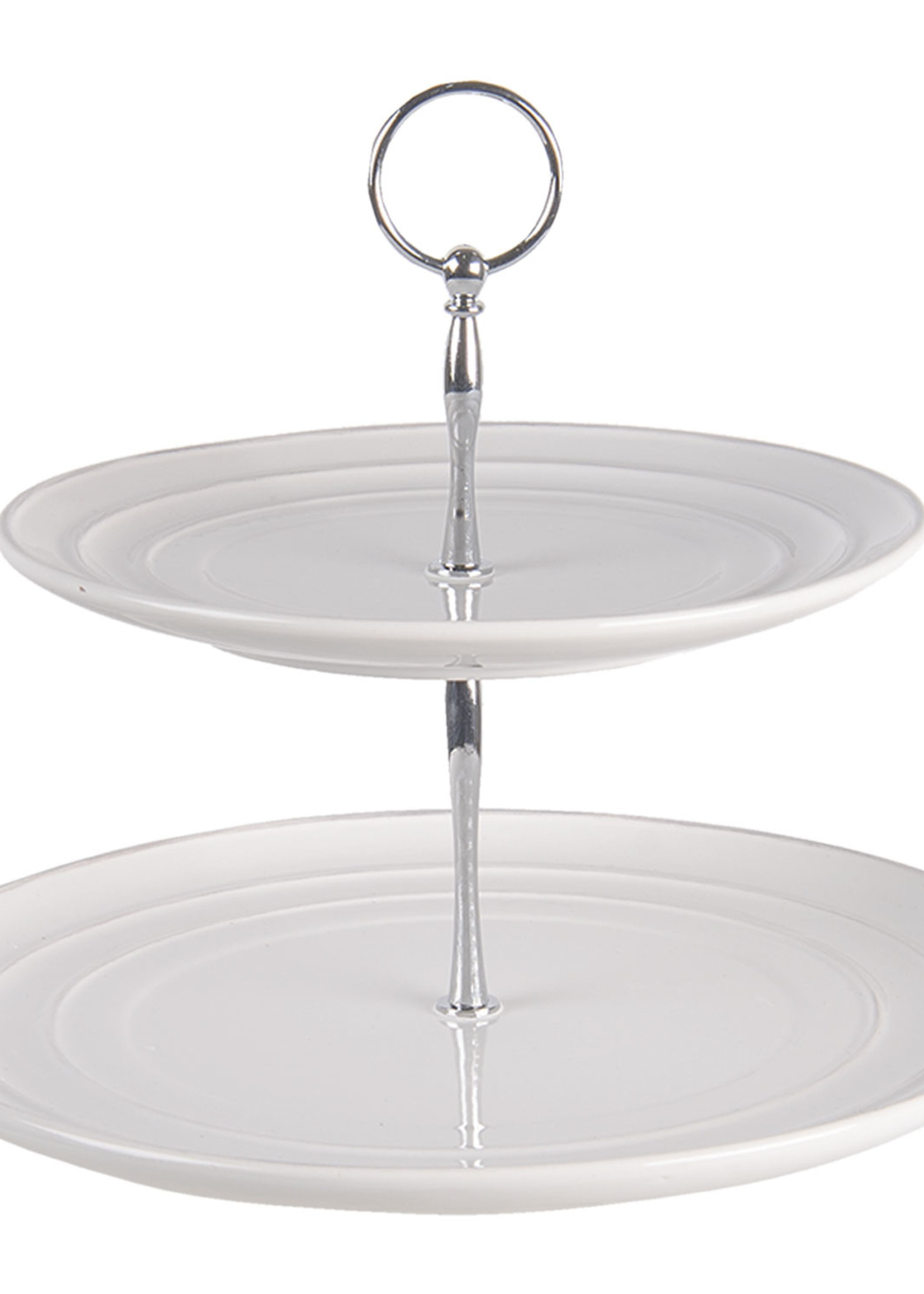 Clayre & Eef Etagère Ø 28*23 cm RIET