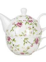 Clayre & Eef Tea for one 17*11*14 cm / 400 ml / 250 ml ROTEFO