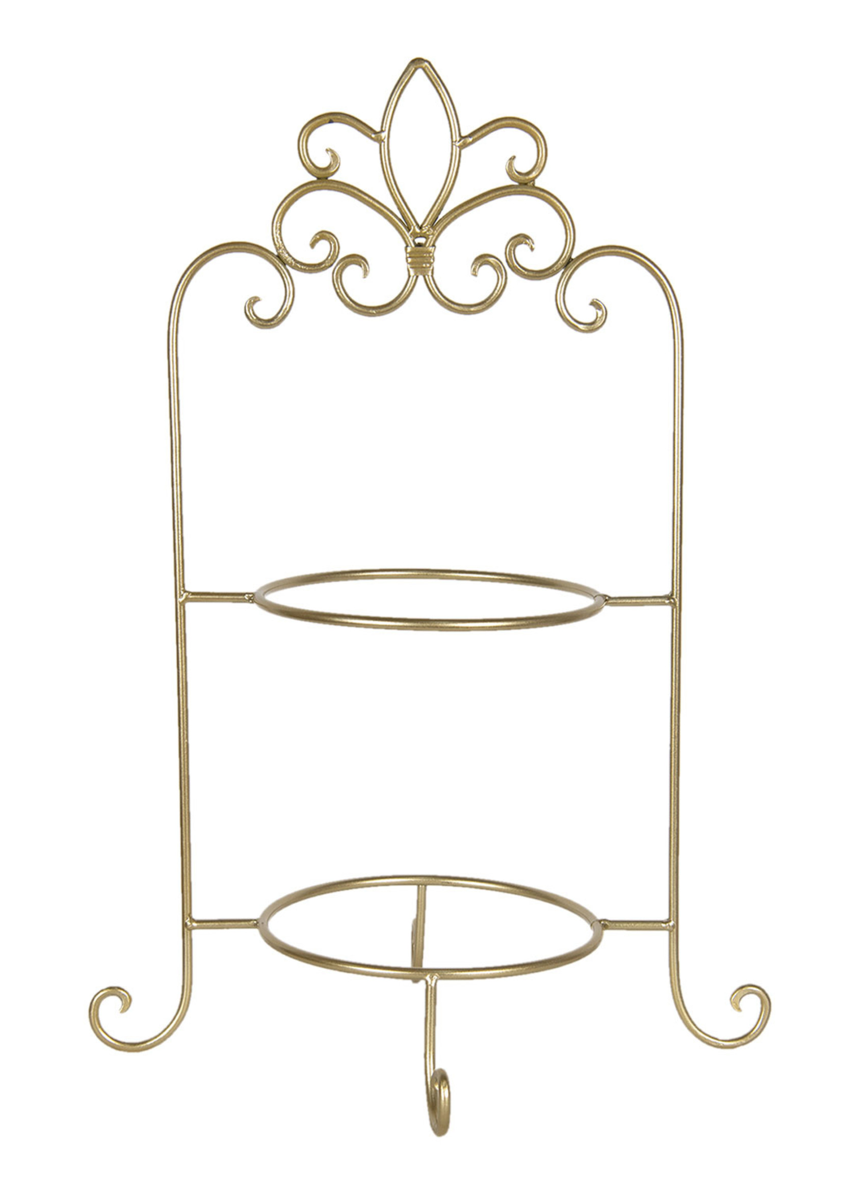 Clayre & Eef Serviteur pour 2 assiettes 38*30*57 cm W40091GO