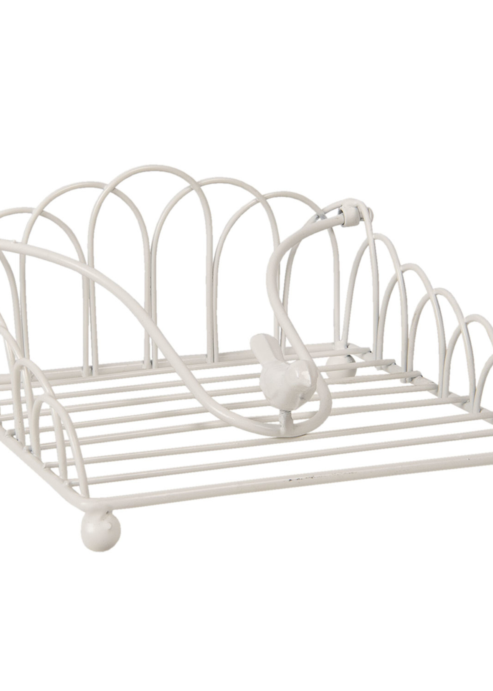 Clayre & Eef Servethouder 20*20*9 cm W40388W