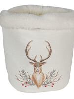 Clayre & Eef Sac de rangement Ø 17*18 cm XD0076