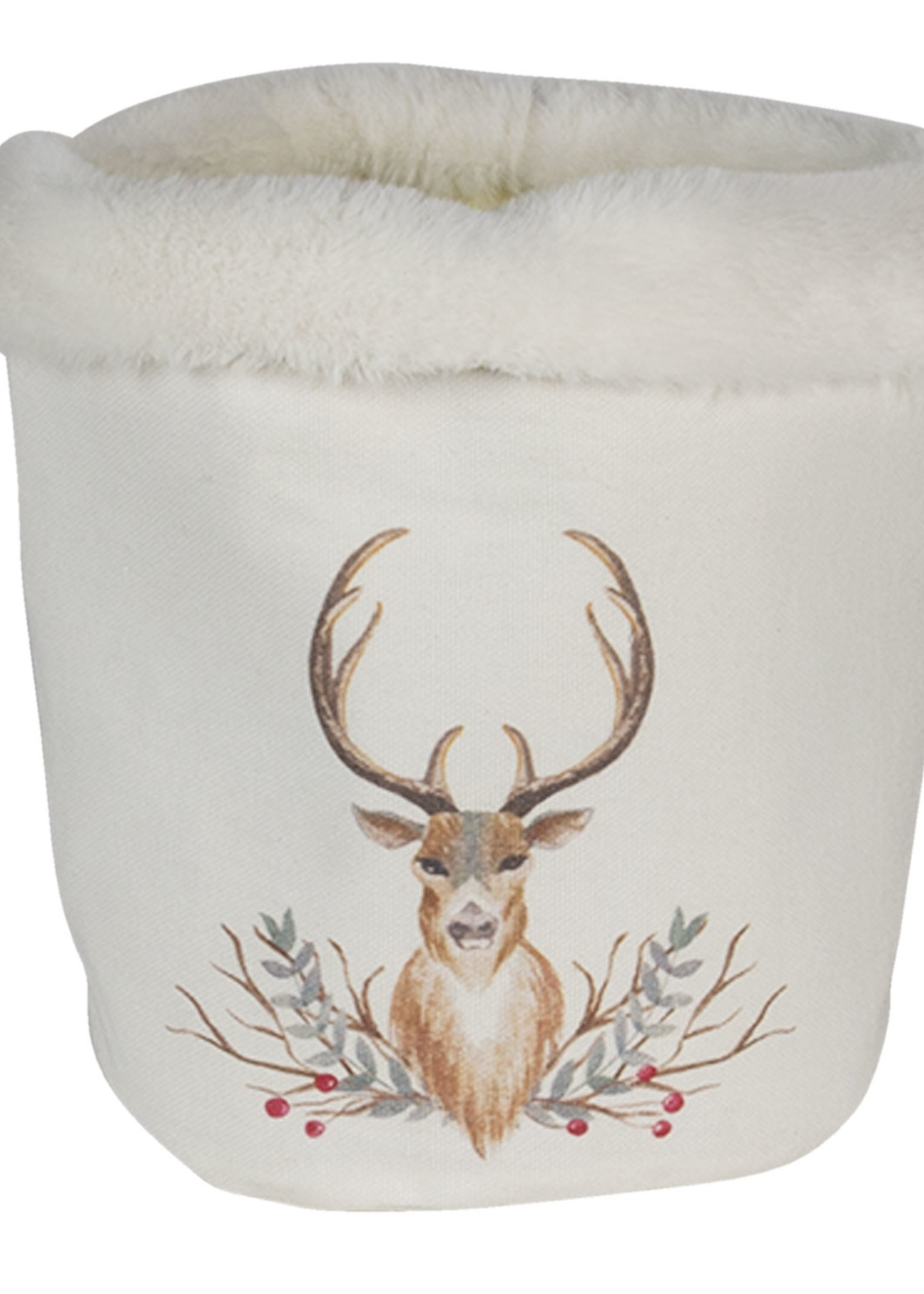 Clayre & Eef Sac de rangement Ø 17*18 cm XD0076