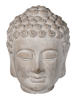 Clayre & Eef Decoratie hoofd Boeddha 13*14*17 cm 6TE0360S