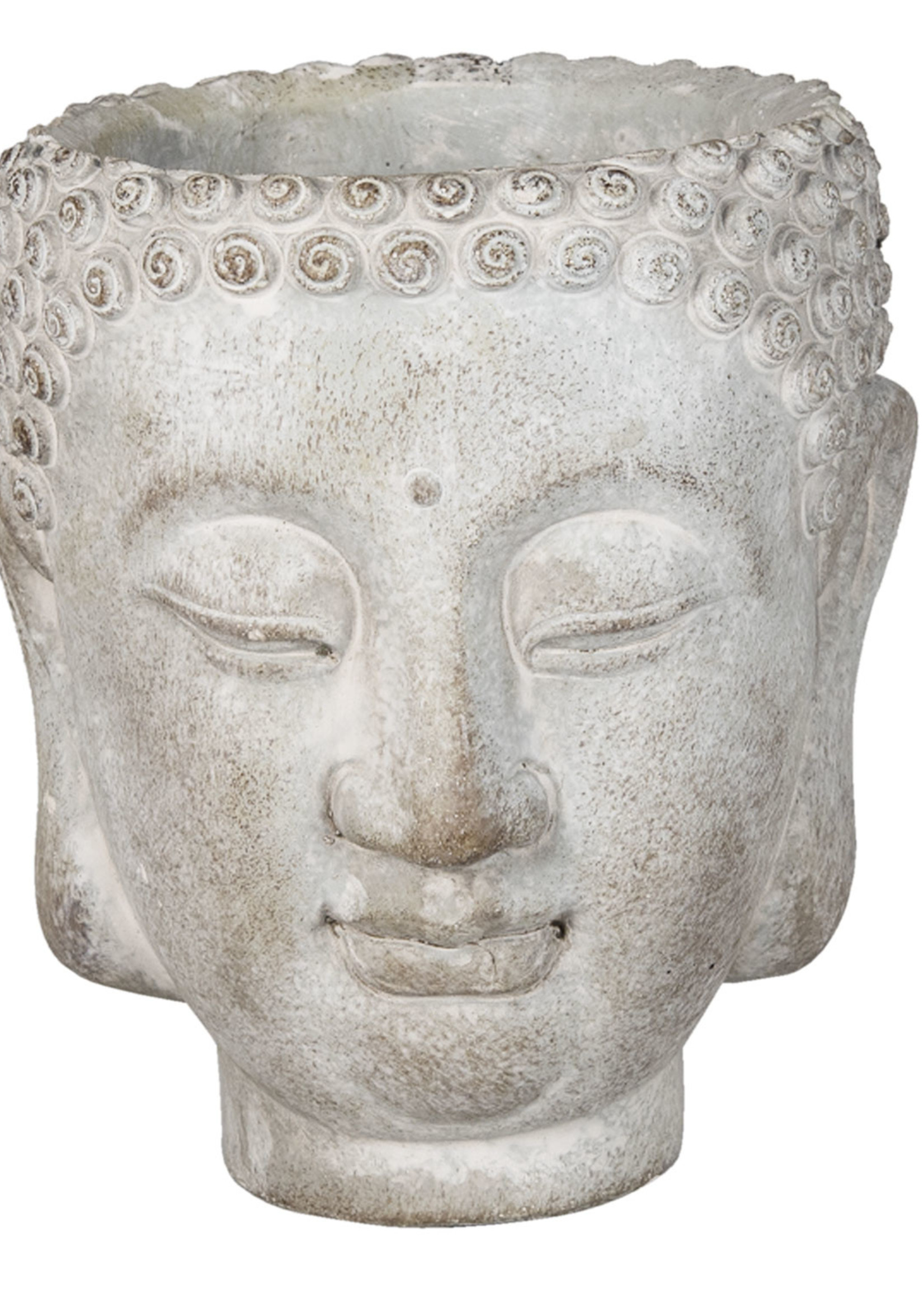 Clayre & Eef Bloempot Boeddha 15*14*17 cm 6TE0364L