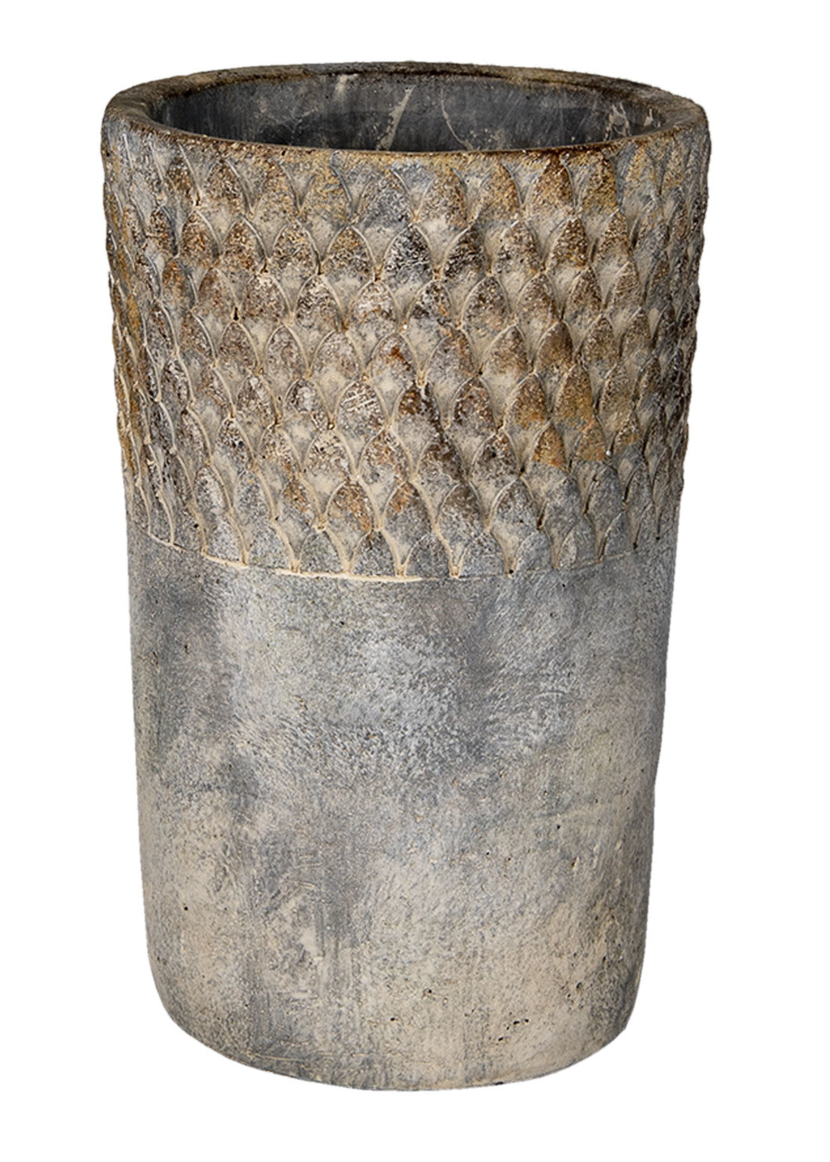 Clayre & Eef Pot de fleur Ø 14*23 cm 6TE0365L