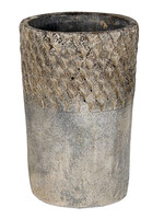 Clayre & Eef Pot de fleur Ø 12*19 cm 6TE0365S