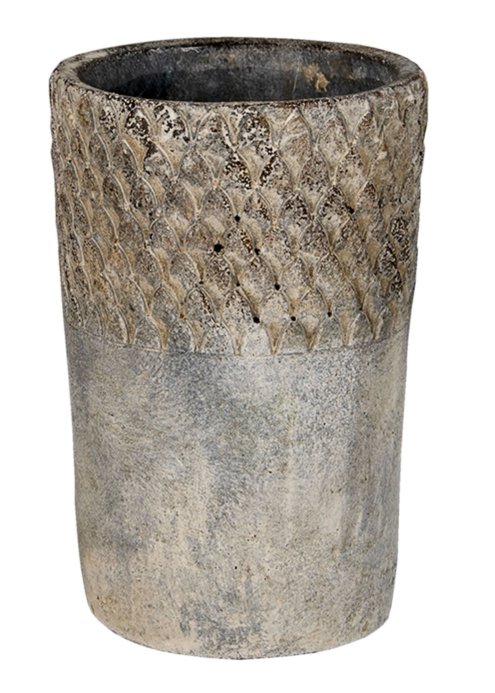 Clayre & Eef Bloempot Ø 12*19 cm 6TE0365S