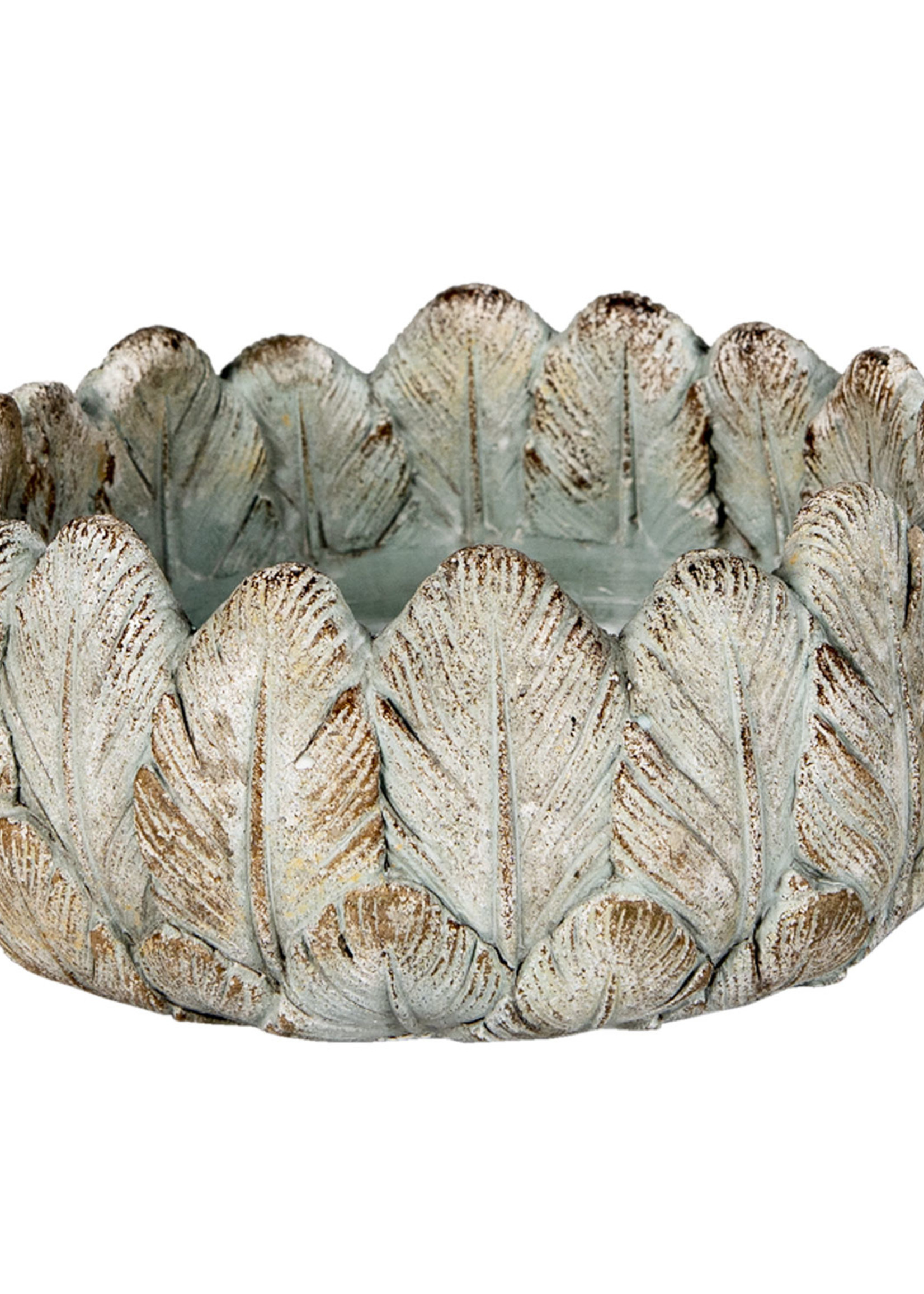 Clayre & Eef Pot de fleur Ø 20*10 cm 6TE0369