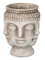 Clayre & Eef Pot de fleur Bouddha 15*14*18 cm 6TE0370