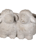 Clayre & Eef Bloempot schapen 18*17*12 cm 6TE0371