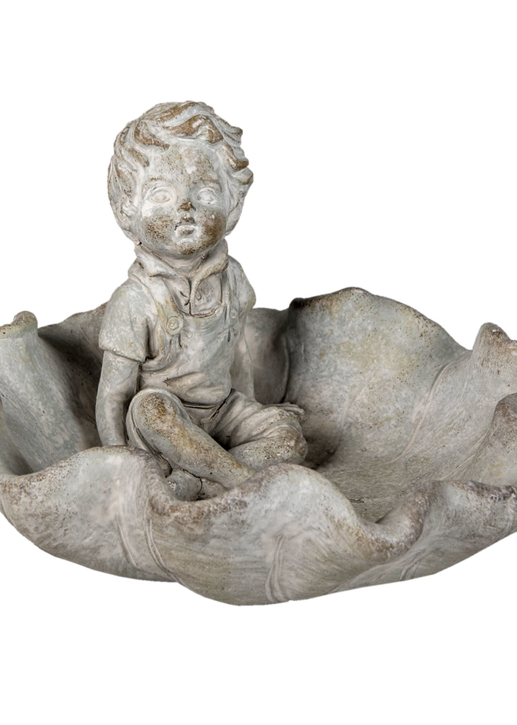 Clayre & Eef Mangeoire oiseau 23*22*15 cm 6TE0374