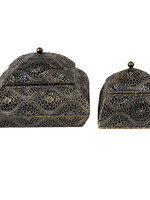 Clayre & Eef Doosjes (2) 22*22*13 / 14*14*12 cm 6Y4494