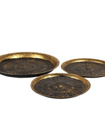 Clayre & Eef Assiette décoratif(3) Ø 50*3 / Ø 40*3 / Ø 36*2 cm 6Y4498