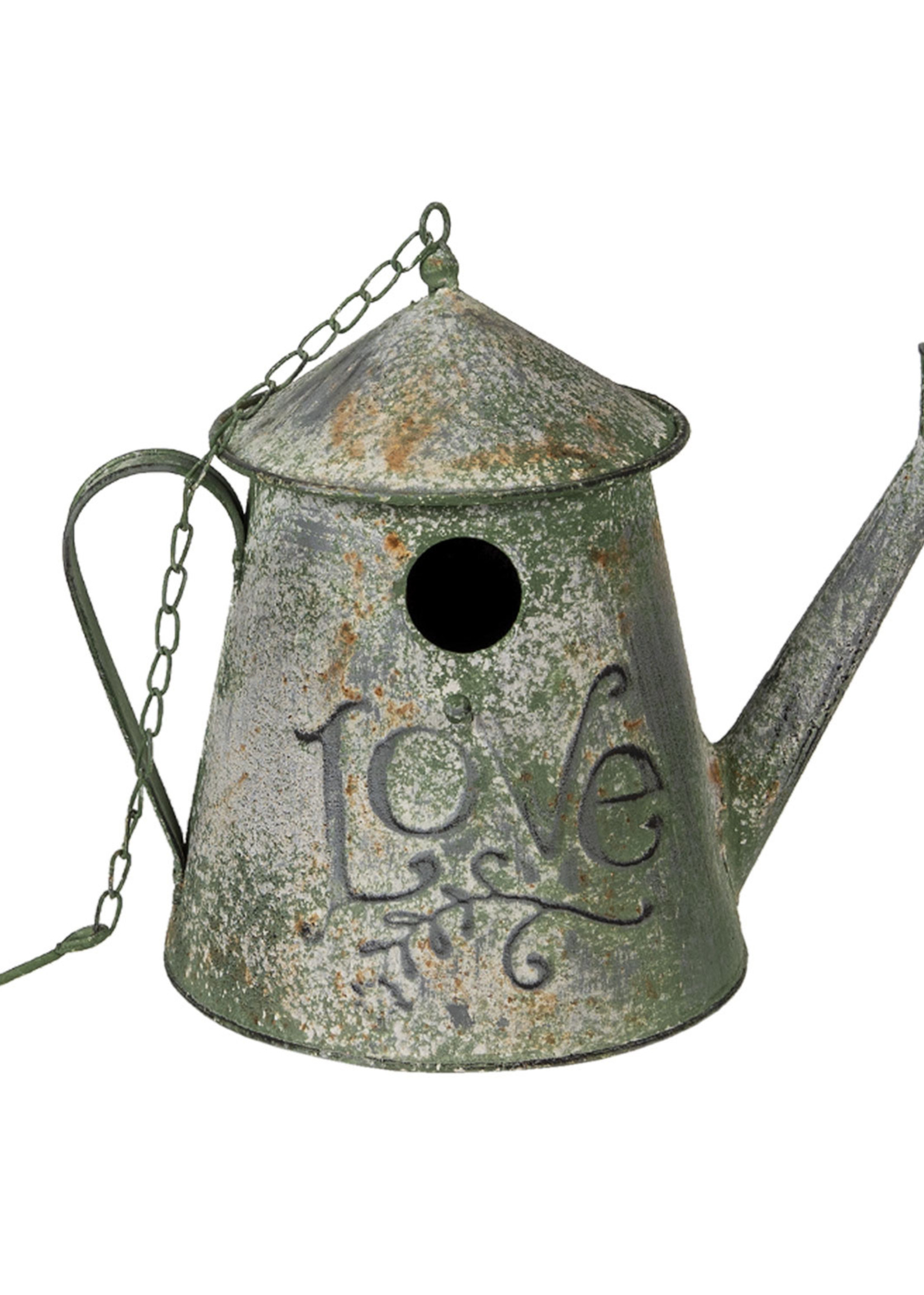 Clayre & Eef Decoratie vogelhuis 30*19*25 cm 6Y4579