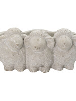 Clayre & Eef Bloempot schapen 26*20*12 cm 6TE0372