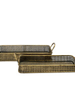 Clayre & Eef Dienblad (set van 2) 56*28*11 / 51*24*10 cm 6Y4548