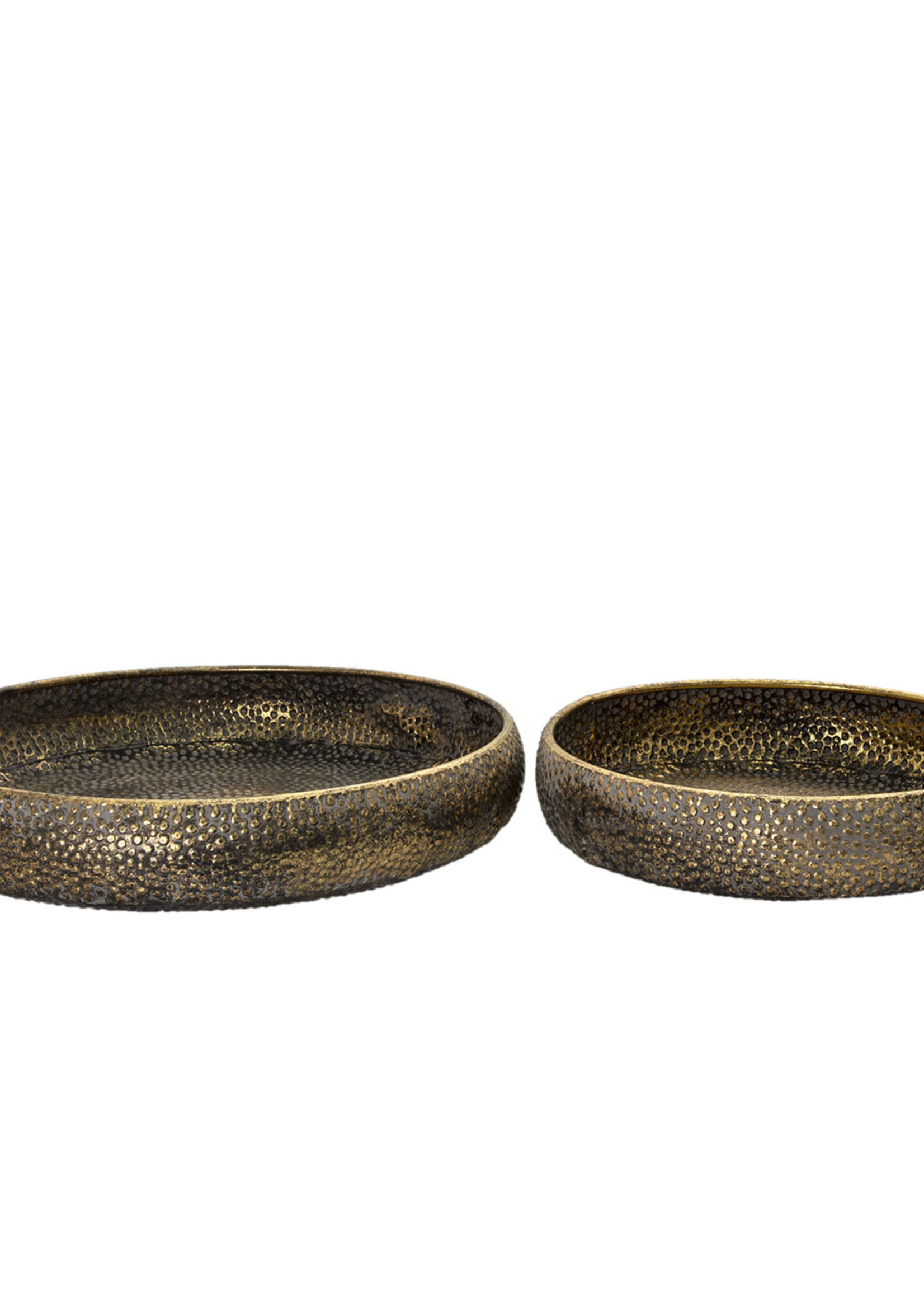 Clayre & Eef Plateau (set 2) Ø 50*8 / Ø 39*8 cm 6Y4549