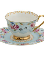 Clayre & Eef Tasse et soucoupe 12*9*7 / Ø 15*2 cm / 160 ml 6CE1279