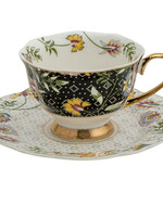 Clayre & Eef Tasse et soucoupe 12*9*6 / Ø 15*2 cm / 200 ml 6CE1283