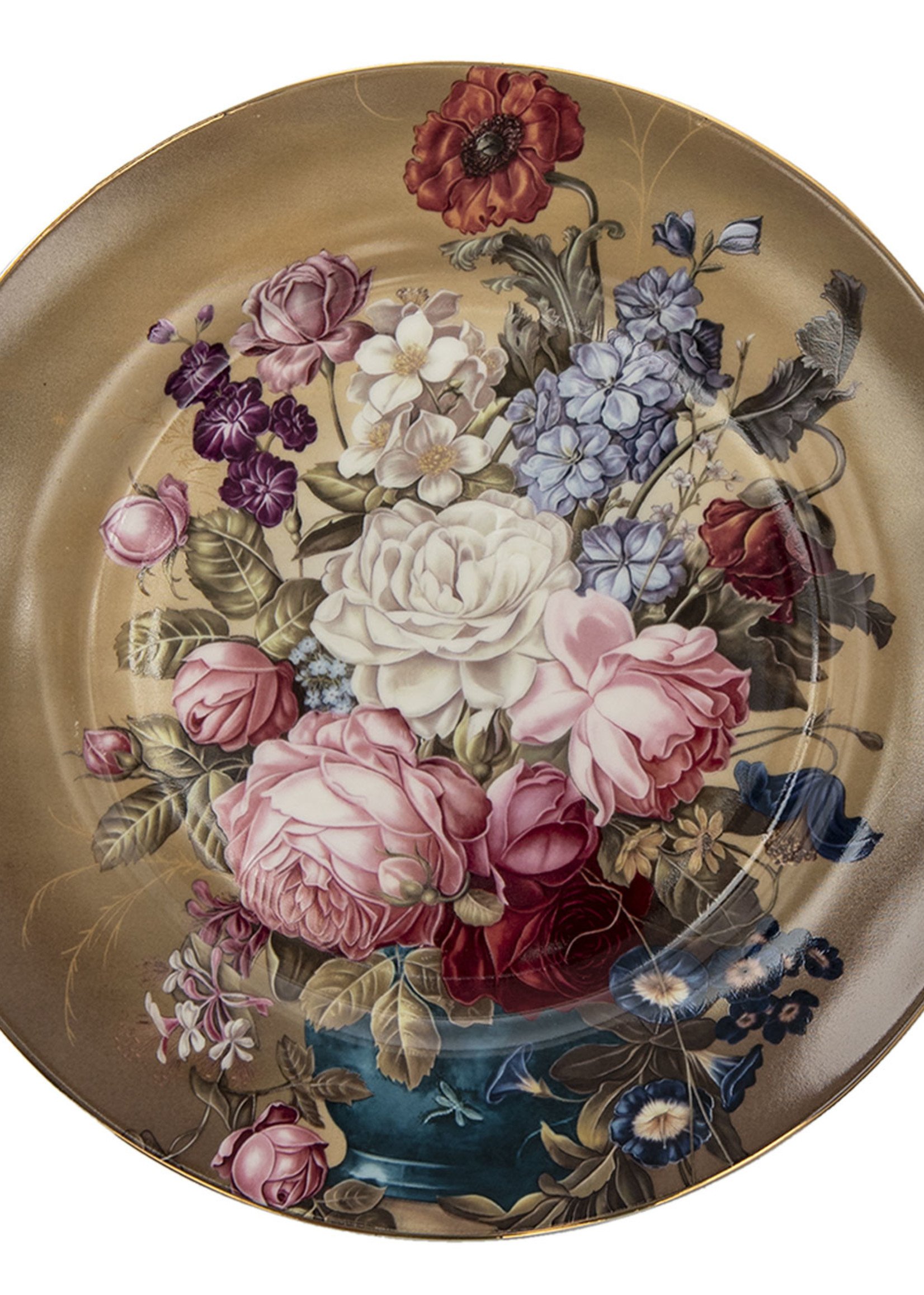 Clayre & Eef Groot bord Ø 26*2 cm 6CE1287