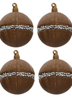 Clayre & Eef Boule de Noël Ø 8 cm (set 4) 6GL3271