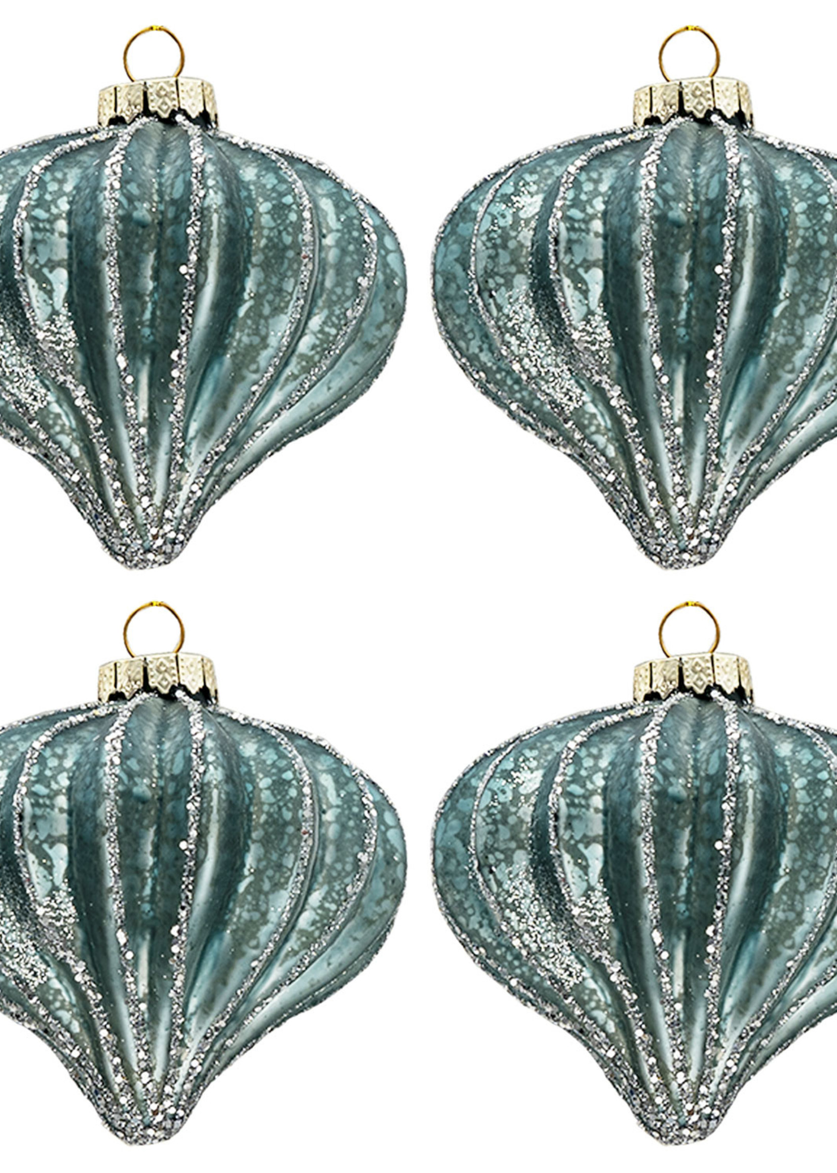 Clayre & Eef Boule de Noël Ø 8 cm (set 4) 6GL3275