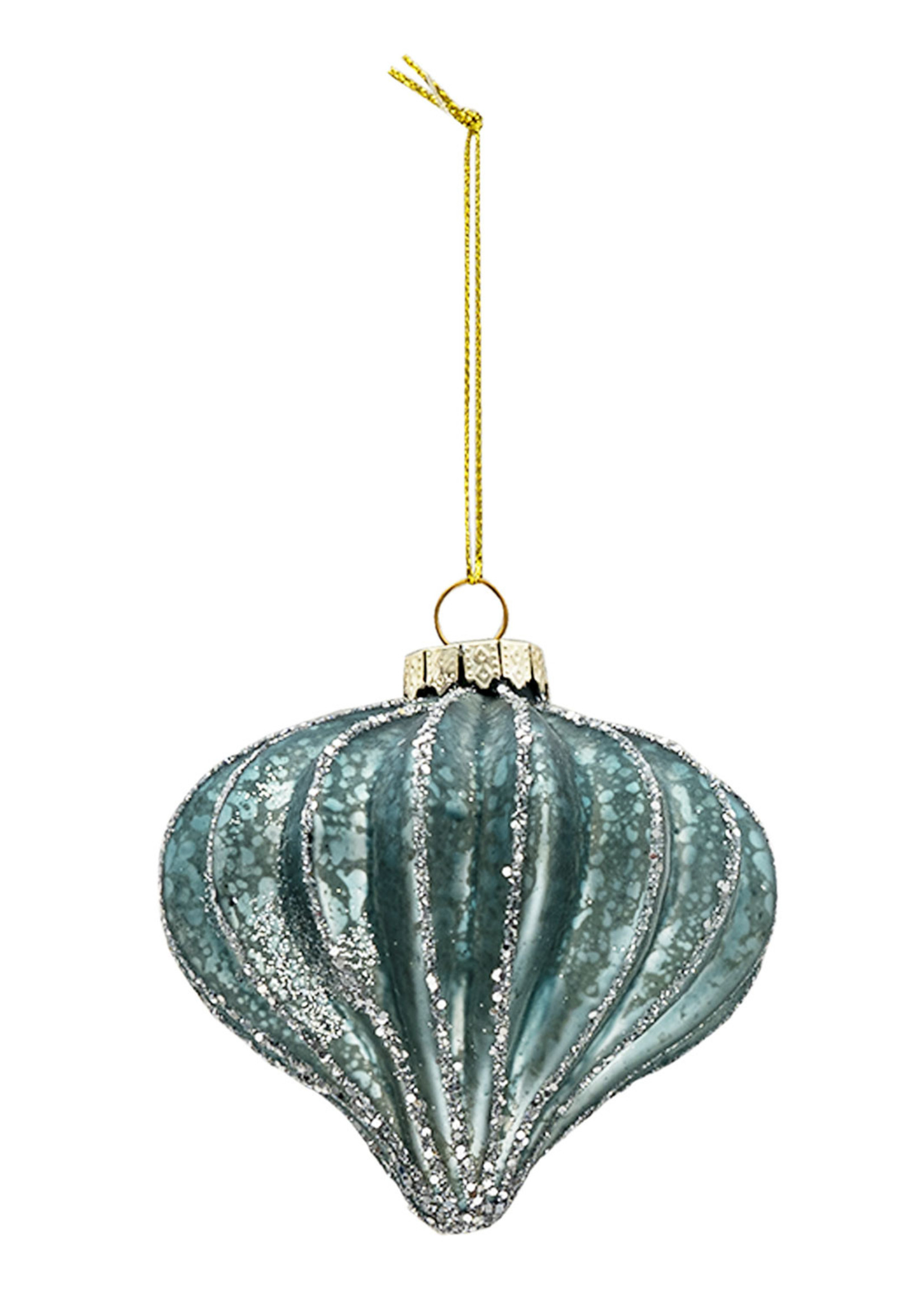 Clayre & Eef Doos kerstballen Ø 8 cm (set 4) 6GL3275