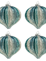 Clayre & Eef Doos kerstballen Ø 10 cm (set 4) 6GL3276