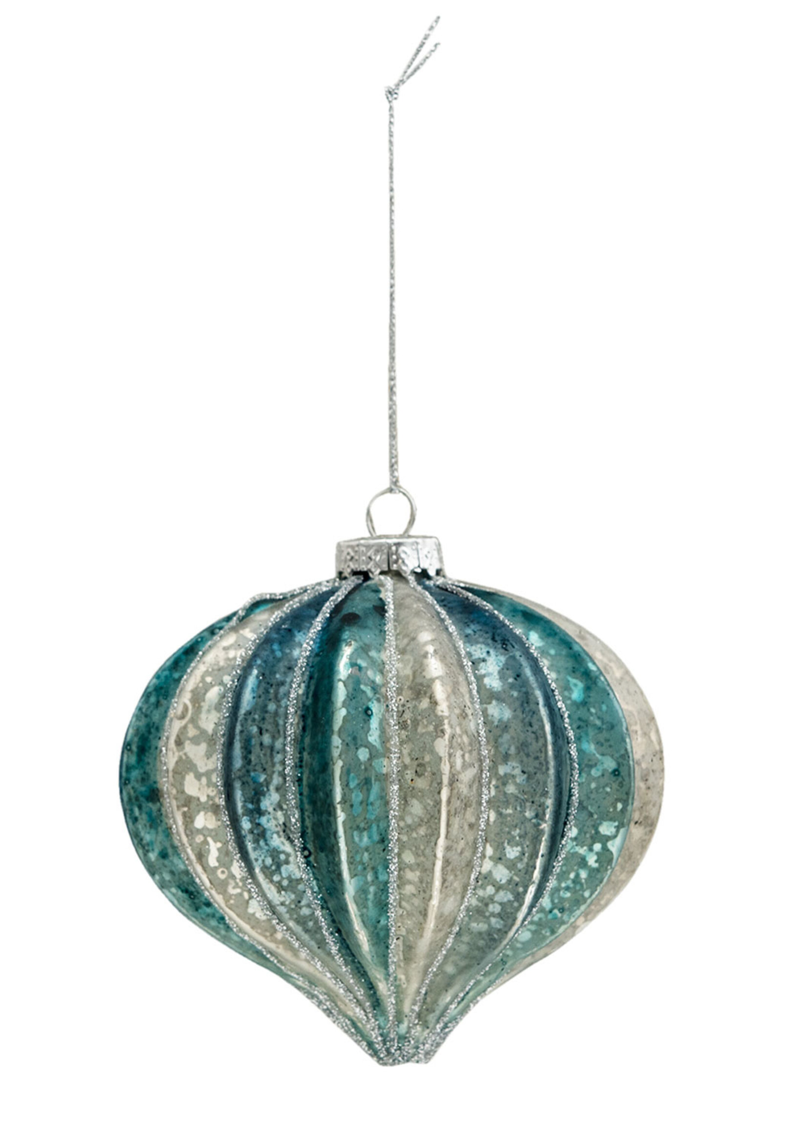 Clayre & Eef Doos kerstballen Ø 10 cm (set 4) 6GL3276