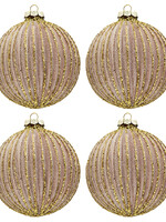 Clayre & Eef Boule de Noël Ø 10 cm (set 4) 6GL3277