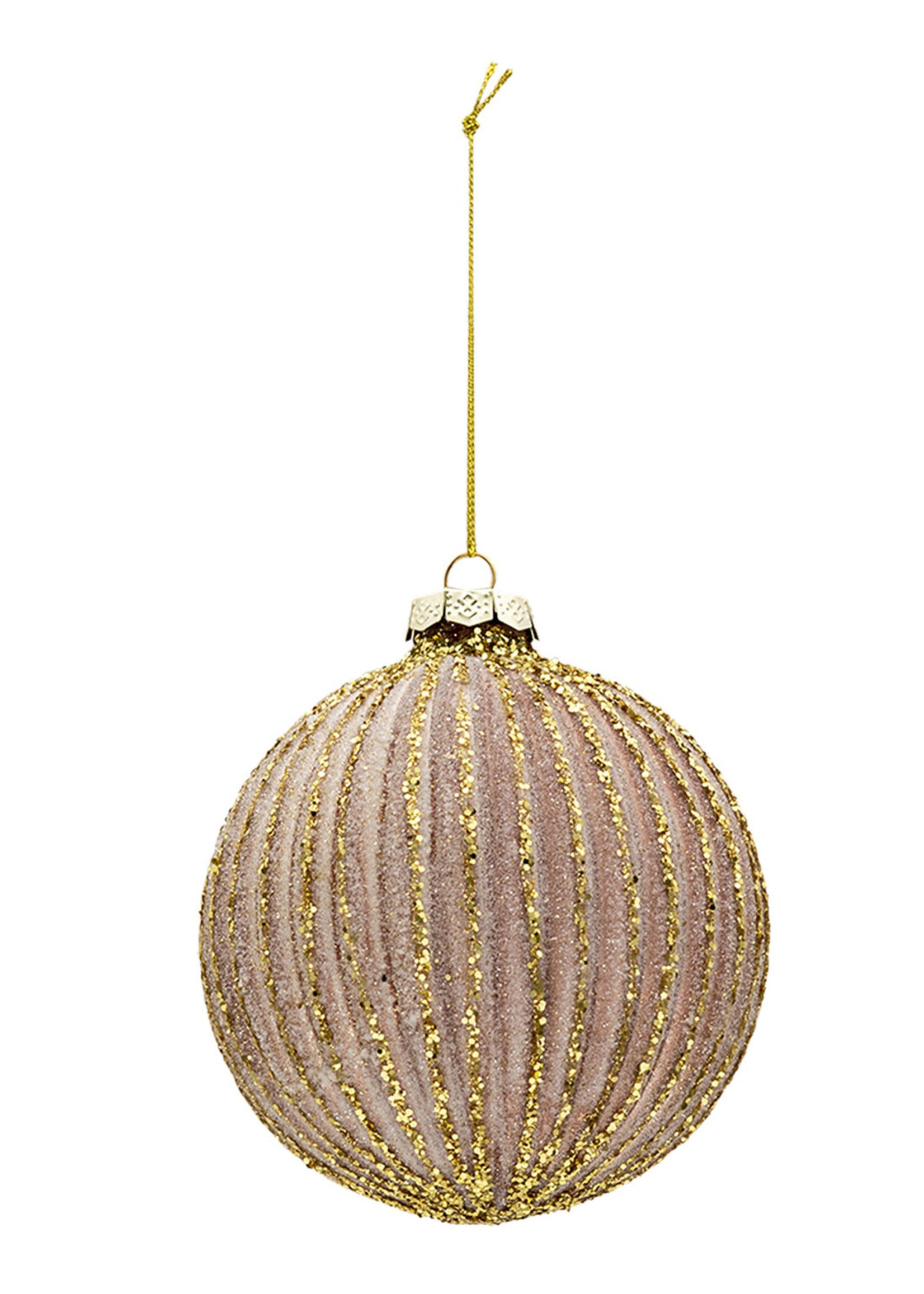 Clayre & Eef Doos kerstballen Ø 10 cm (set 4) 6GL3277