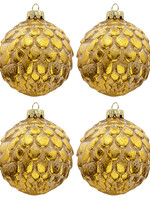 Clayre & Eef Boule de Noël Ø 8 cm (set 4) 6GL3283