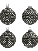 Clayre & Eef Boule de Noël Ø 8 cm (set 4) 6GL3289