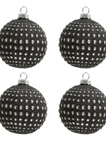Clayre & Eef Doos kerstballen Ø 8 cm (set 4) 6GL3290